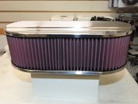 Air Filter - Fits our NEW 4Port Hilborn type 4 port, and can be modified to fit the Original Hilborn